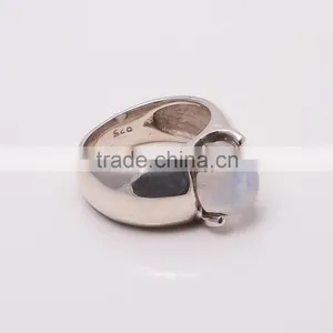 RAINBOW MOONSTONE Ring,925 Sterling Silver Jewelry Wholesale,WHOLESALE SILVER JEWELRY,SILVER EXORTER,SILVER JEWELRY FROM INDIA thumbnail-2