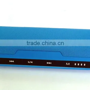 2014 New Arrival Fashion Design Touch Screen Bluetooth Speaker With Power Bank and FM Radio Function thumbnail-1