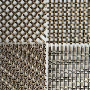 Architectural Metal Mesh, Decorative Stainless Steel Wire Mesh, Suitable for Elevators thumbnail-5