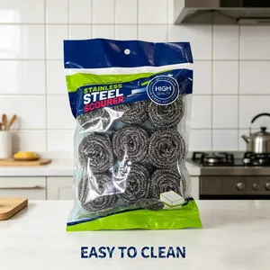 Eco Friendly Stainless Steel Pot Scourer From Winuscourer Factory thumbnail-1