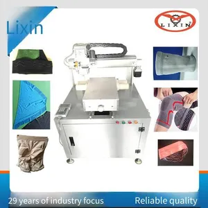 Fully Automatic Seamless Ice Sleeve Glue Dripping Machine, Seamless Underwear Glue Dispensing Machine, Double-valve Seamless Headband Gluing Machine, Straight Line, Wave thumbnail-1