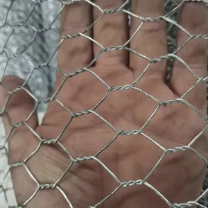 Vielseitiges sechseckiges Drahtgeflecht für Kaninchenkäfige und Gabionenkästen thumbnail-3
