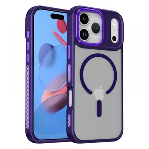 Built-in Kickstand Phone Case for IPhone 18 17 15 Pro Max – Hands-Free Viewing Cover thumbnail-2
