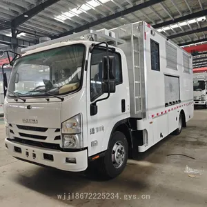 Batch of Isuzu 1200-cubic-meter High-flow Emergency Drainage Vehicles With a 120kw Generator Set and Two 600-cubic-meter Pumps thumbnail-1