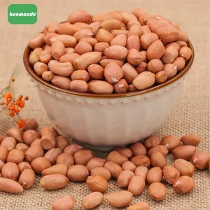 Premium Natural Red Skin Round Shelled Peanut Kernels 50/60 for Snack Manufacturing thumbnail-4