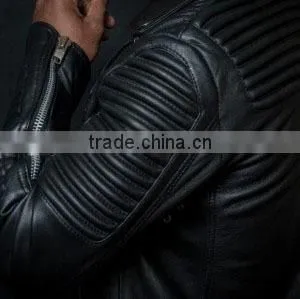 Lamb Skin Leather Moto Jacket thumbnail-1