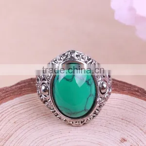 2015 Fashion Jewelry Indonesia Prong Setting India Turquoise Jewelry Ring thumbnail-5