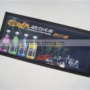 Customized LLED Bar Mat With Full Color Printing, Super Water Absorb Rubber LED Bar Mat thumbnail-3