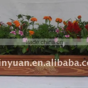 Tapered Wood Flower Planter thumbnail-1