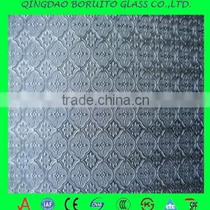 Decorative Figured Glass Pattern Glass Float Glass for Building thumbnail-1