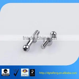 Nickel Plated Custom Stainless Steel Ball Head Screw thumbnail-4