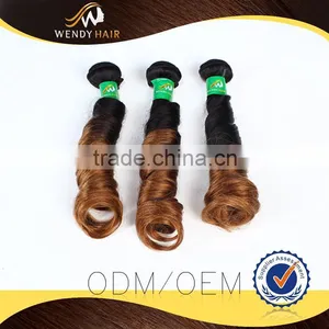 OEM Manufacturers ROMANCE CURL Hair Brazilian Italian Weave Human Hair Extension thumbnail-1