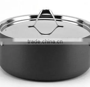 Stainless Steel Lid Charming Hard Anodized Aluminium Pot thumbnail-1