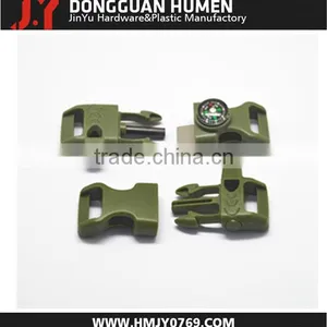 Dongguan JinYu Wholesale Survival Buckle With Firestarter thumbnail-1
