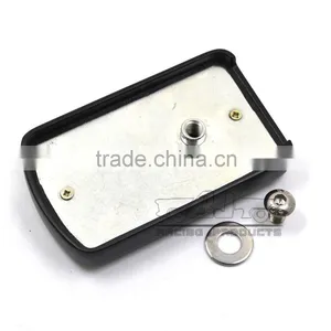 BJ-FP216-052 Skull Large Billet Aluminum Brake Pedal Pad Cover For 1980-up Harley Touring thumbnail-4