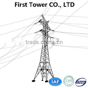 66kv 110kv 230kv 400kv 500kv Transmission Line Steel Tower thumbnail-3