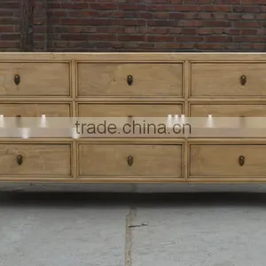 Natural Wooden Night Cabinet , Drawer Cabinet thumbnail-1