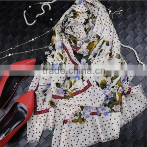 Wholesale Custom Logo 100% Silk Printing Scarf thumbnail-5