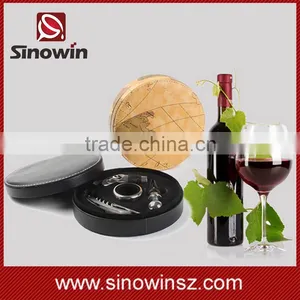 Leather Box Package Wine Accessories Gift Set Wine Bottle Tool Set thumbnail-4