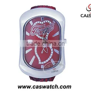 Fashion Ladies Watch With Custom Heart Shape Dial thumbnail-1