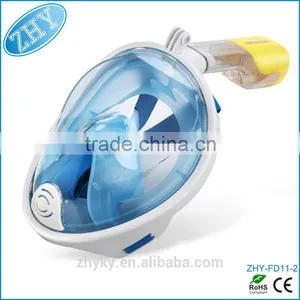 Anti Fog Design Full Face Mask Diving Snorkel Set thumbnail-1