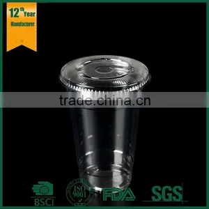 400ml Disposable Pet Transparent Beverage,plastic Disposable Cup,hot Beverage Juice Cup With Lid thumbnail-5