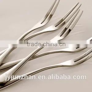 Plain Handle Stainless Steel Fruit Fork Made by Junzhan Factory Directly thumbnail-3