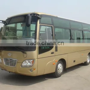 Huaxin Brand 7.3m 30 Seats Diesel LHD Manual Tranmission Mini Bus Price thumbnail-2