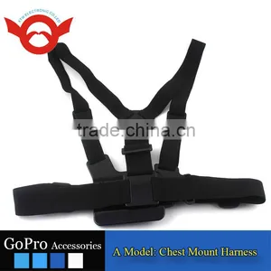 A Model:Chest Mount Harness Chest Body Strap for GoPro Hero 2/3/3+/4/4 Session Gopro Head Strap thumbnail-3