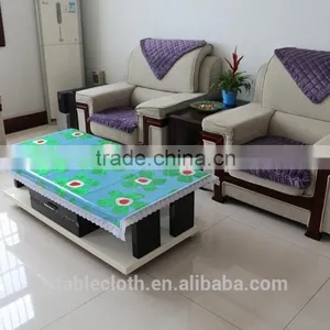 Sliver Coated and Printed Transparent Pvc Tablecloth thumbnail-3