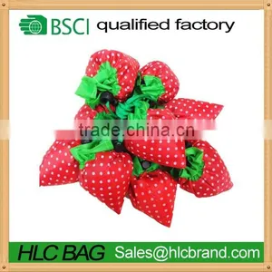 Strawberry Shopping Bag Foldable Polyester Reusable Bag HL-PB005 thumbnail-1