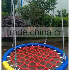 Round Metal Swing for Children Net Swing Outdoor Swing Sets for Kids and Adults thumbnail-1
