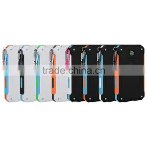 New Products 2016 8000mah Mobile Solar Charger Waterproof Power Bank With Compass thumbnail-5