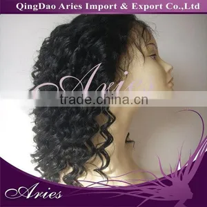 Top Quality 100% Brazilian Full Lace Wigs New Design Silk Top Full Lace Wig With Baby Hair thumbnail-6
