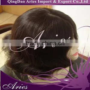 Silk Top Jewish Wigs Kosher Human Hair Wig thumbnail-1