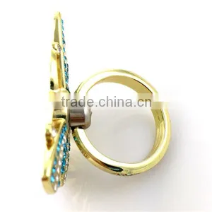 360 Degree Rotation Metal Finger Ring Holder for Smartphone thumbnail-2