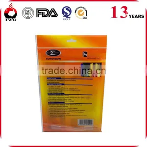 Custom Printing Plastic Resealable Header Self-adhesive Opp Bag thumbnail-3