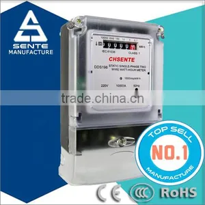 DDS196 Type Single Phase Electronic Active Watt Hour Digital Power Meter Socket thumbnail-3