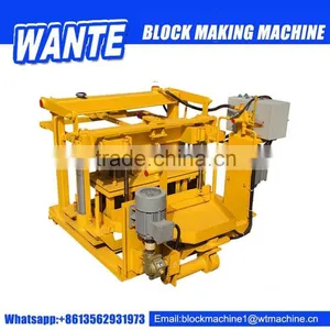 QT40-3 Small Manual Cement Blocks Making Machine in Srilanka thumbnail-1