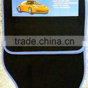 PVC and Velour Carpet Mat With Logo Embroidery thumbnail-3