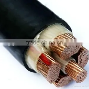 Fire Proof Low Smoke Free Halogen Flame Ratardant Rated Voltage AL/CU Conductor4 Cores PVC Insulated PVC Power Electric Cable thumbnail-1