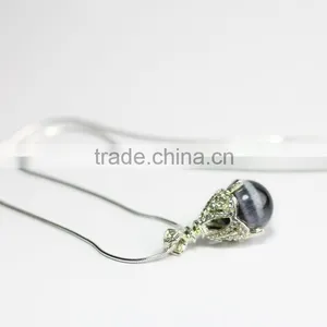 High Quality Black Cat Eye Pendant thumbnail-5