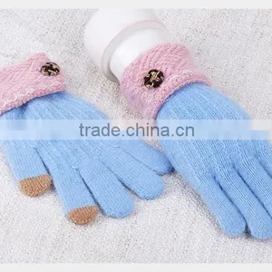 Hot Christmas Gift For Girlfriend Cute Design Touch Screen Gloves For All Smart Devices thumbnail-5