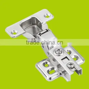 Stainless Steel Half-overlay Cabinet Soft Closing Hydraulic Conceal Hinges(HH1512) thumbnail-1