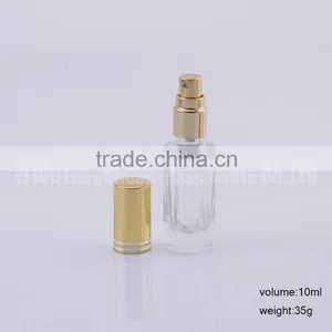 15ml Retangular Luxury Perfume Bottle, Spray Bottle Glass Packaging With Metal Cap thumbnail-4