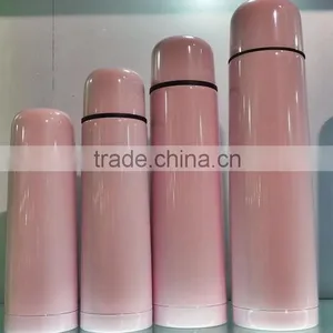 Screw Stoper Double Wall Stainless Steel Bullet Vacuum Flask With Pouch thumbnail-2