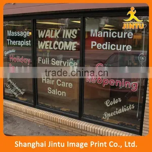 UV Resistant Vinyl Window Die Cut Letter Sticker for Advertising thumbnail-4
