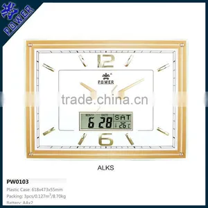Lighted Wall Clock,Simple Luminous Wall Clock,Looks Superior and Classical With Conciseness Design Wall Clock thumbnail-1