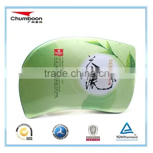 Irregular Green Tea Flavor Pastry Tin Box for Sales thumbnail-1