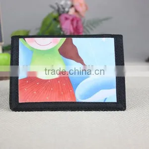 Advertising Sublimation Black Custom Logo Wallet for Kids thumbnail-4